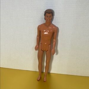 Vintage Male Doll with Brown Hair